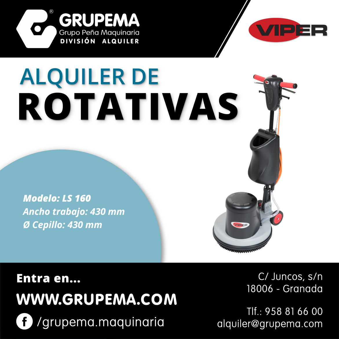 ALQUILER DE ROTATIVAS LS 160