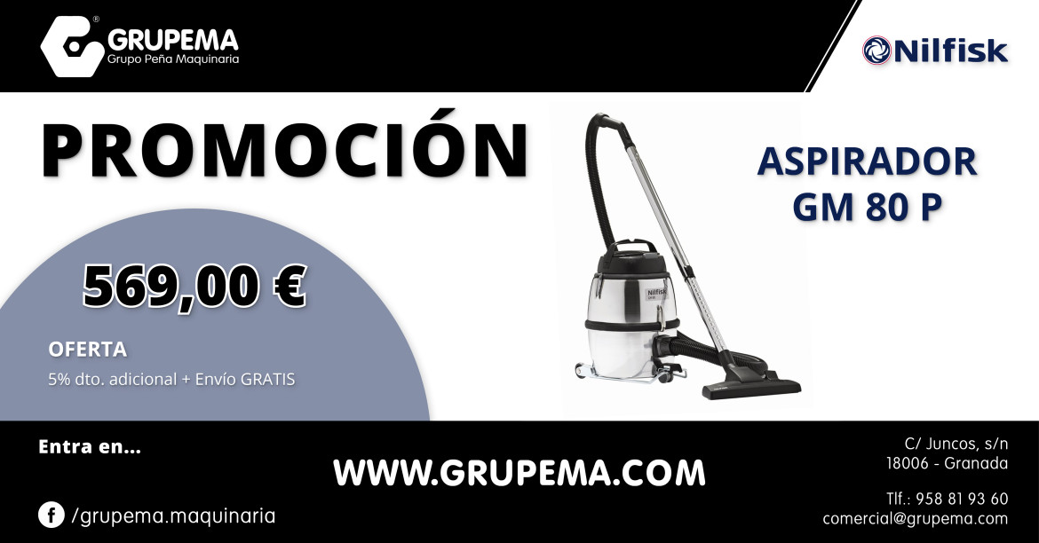 ASPIRADOR NILFISK GM 80 P