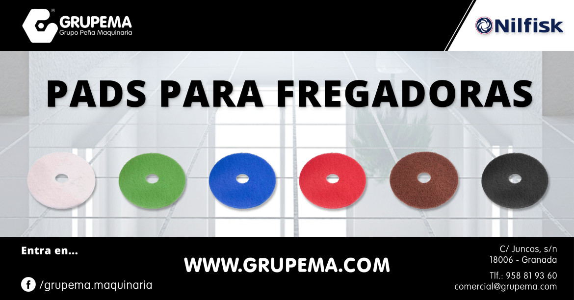 PADS PARA FREGADORAS AUTOMÁTICAS