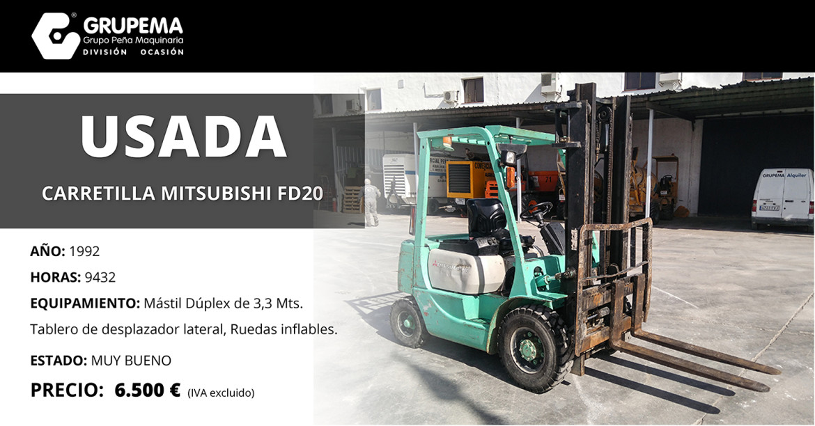 mitsubishi fd20 usad