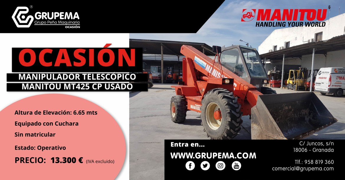 MANIPULADOR USADO MANITOU MT425