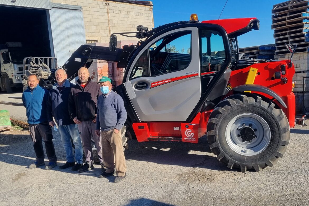 ENTREGA DE MANITOU MLT 635 140V+ A SANEAMIENTOS Y TRANSPORTES VEGA E HIJOS S.L. - GRUPEMA