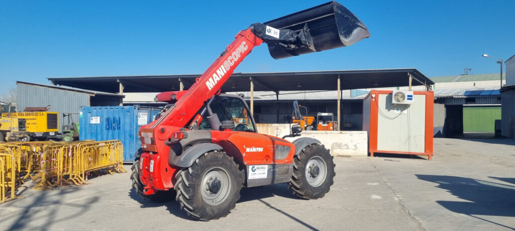 Manipulador telescópico Manitou MLT634 usado - Grupema