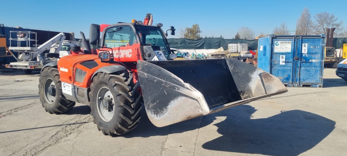 Manipulador telescópico Manitou MLT634 usado - Grupema