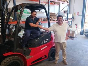 ENTREGA MANITOU MI25D DE OCASIÓN A HORTALAN MED S.L. - GRUPEMA