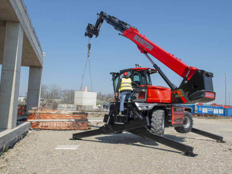 Manipulador telescópico giratorio Manitou MRT 2260 - GRUPEMA