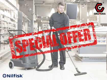 ¡PROMOCIÓN! En soluciones de limpieza Nilfisk & Viper