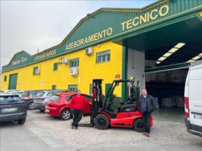 ENTREGA DE CARRETILLA MANITOU MI25D EN JAÉN - GRUPEMA