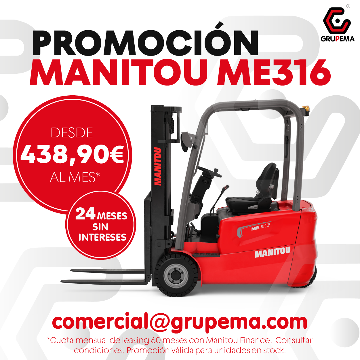 PROMO MANITOU ME316 - GRUPEMA