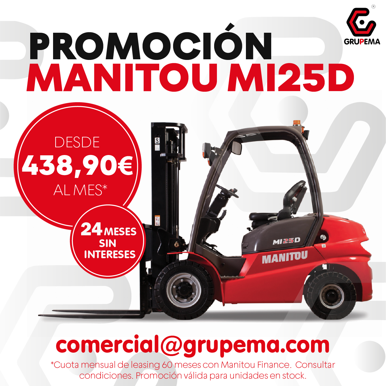 PROMO MANITOU MI25D - GRUPEMA