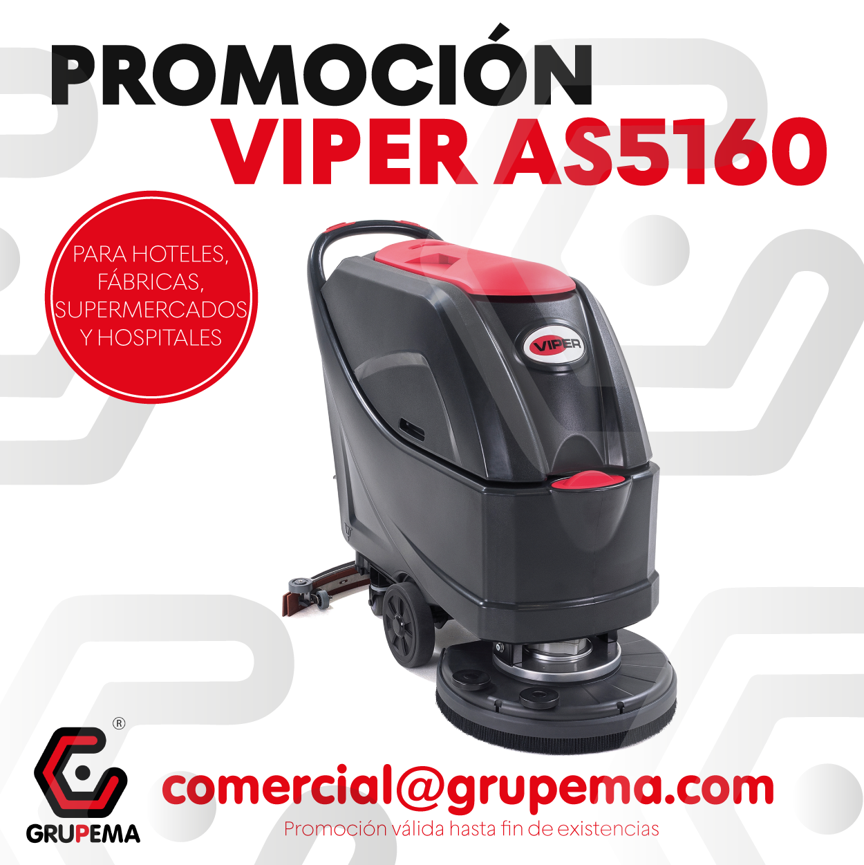 PROMO MAQUINARIA LIMPIEZA - GRUPEMA