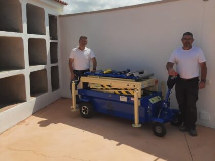 ENTREGA LA CAMILLA DE TIJERA MTC ECOLOGIC 2.0 EN TEBA (MÁLAGA)