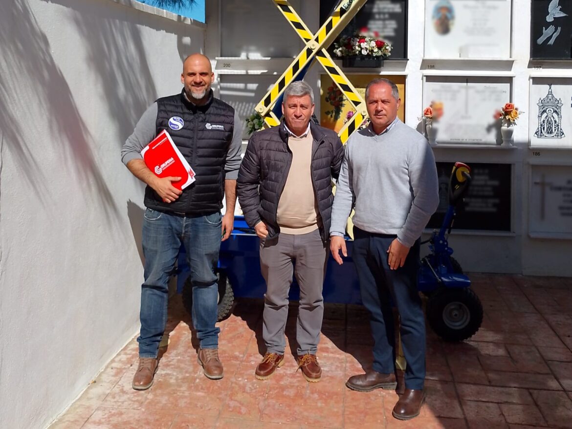 ENTREGA DE PLATAFORMA PORTAFÉRETROS MTC 2PT ECOLOGIC 4R EN ALCALÁ DE LOS GAZULES (CÁDIZ)