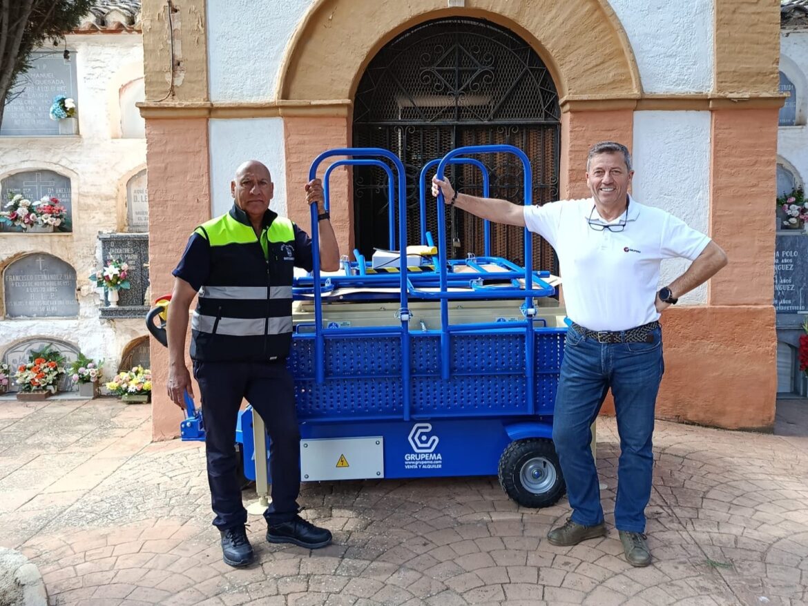 ENTREGA DE PLATAFORMA PORTAFÉRETROS MTC 2PT ECOLOGIC 3R EN LA ZUBIA (GRANADA) - GRUPEMA